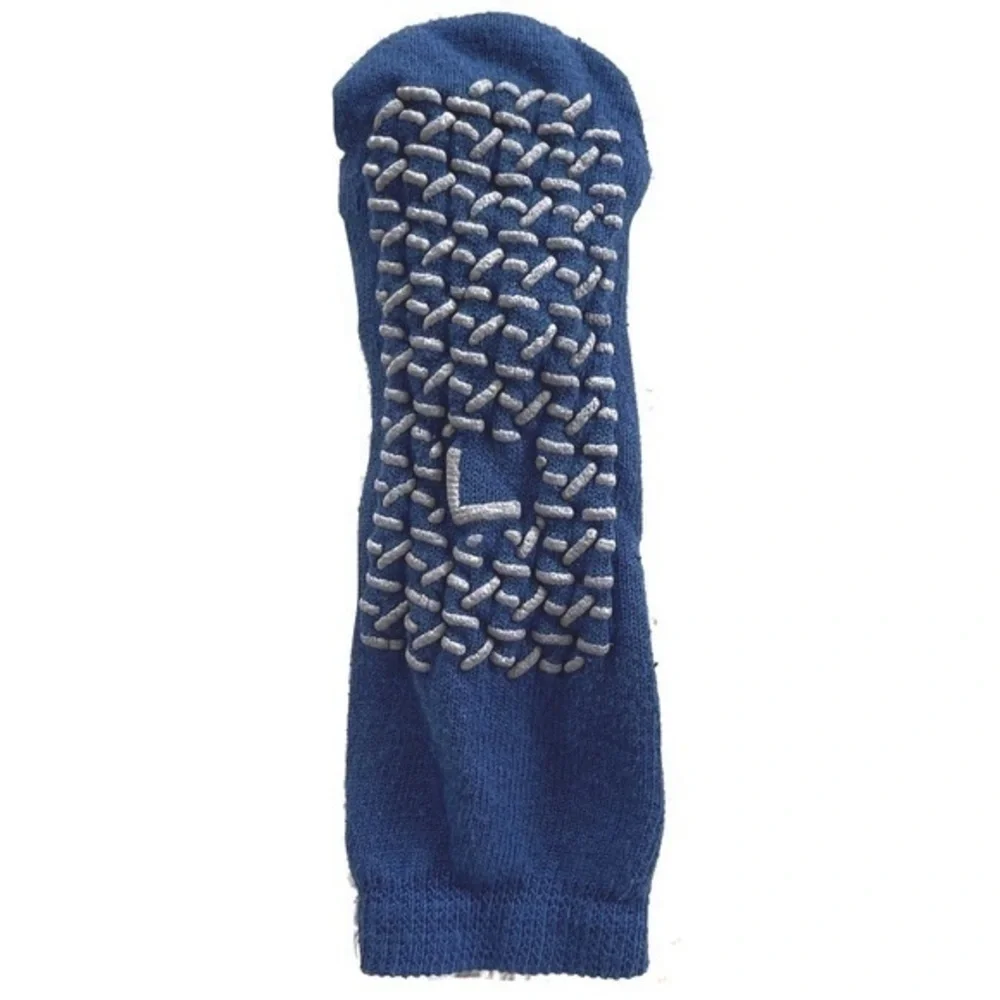 2 Pair! Red & Blue Double-Tread Anti-Slip Gripper Socks!